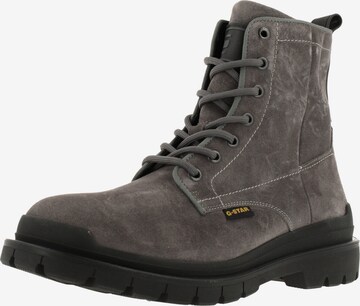 G-Star RAW Lace-Up Boots in Grey: front