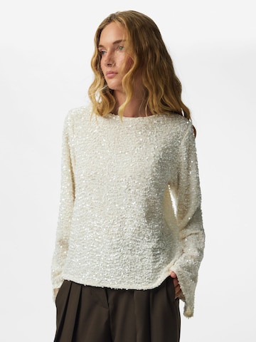 PIECES Top 'KAMMY' in White: front