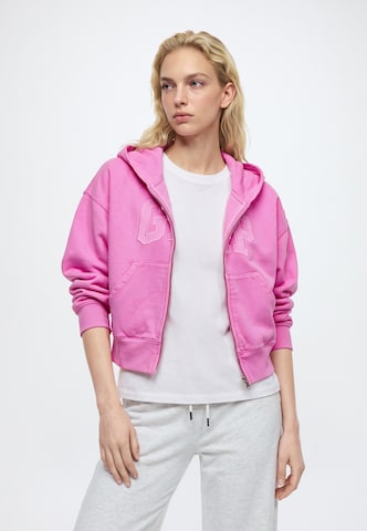 GAP - Casaco em moletão em rosa: frente