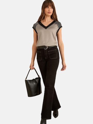 love & roses Μπλουζάκι σε ασημί: μπροστά