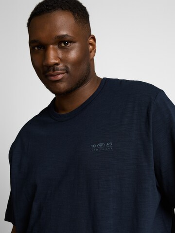 TOM TAILOR Men + Shirt in Blue