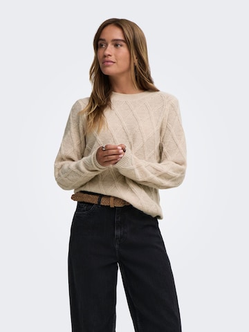 Pull-over 'JDYSigrid' JDY en gris : devant