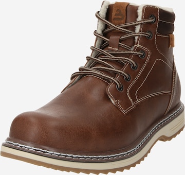 BULLBOXER Lace-up boot in Brown: front