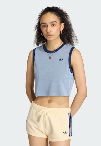 Haut ADIDAS ORIGINALS en bleu : devant