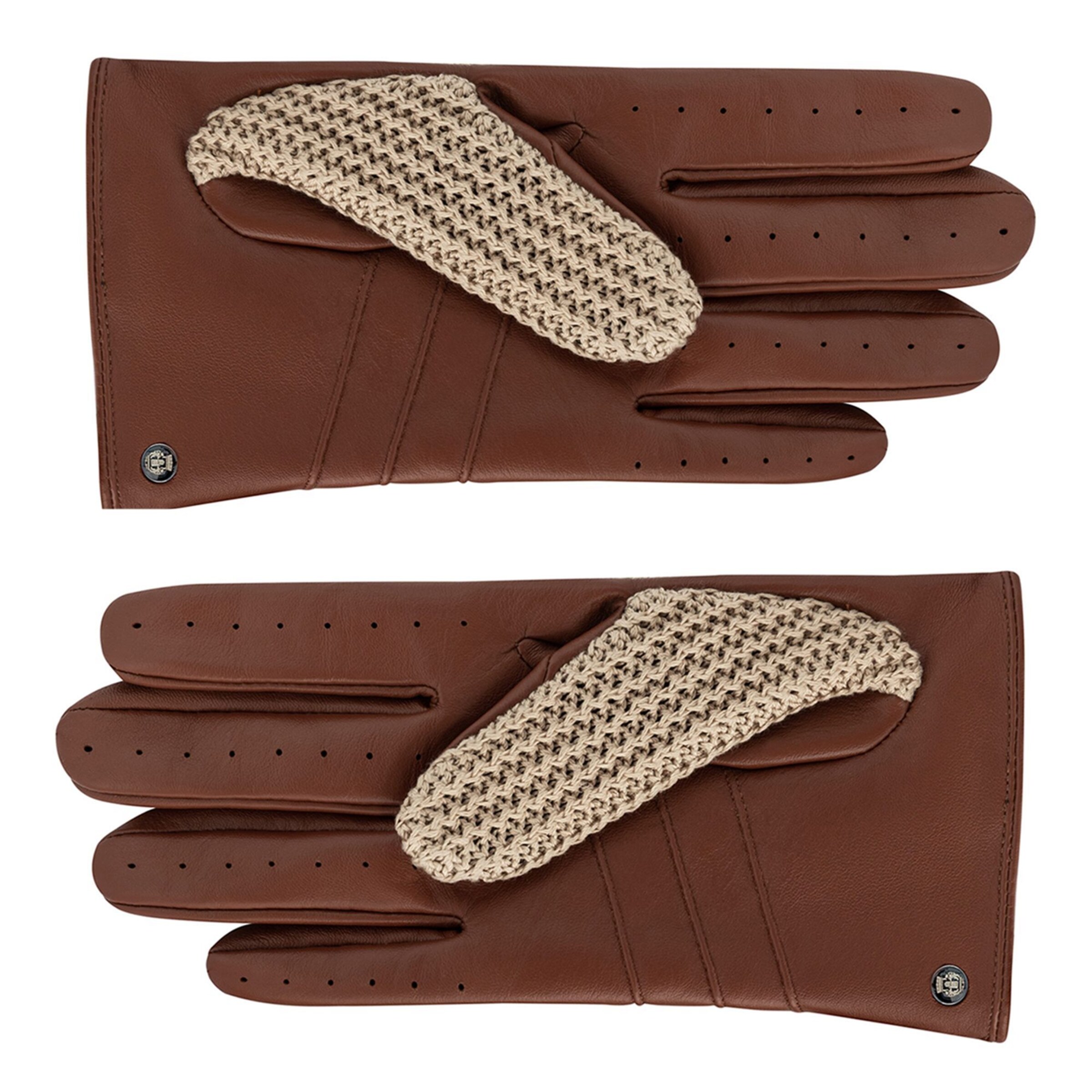 Roeckl Lederhandschuhe 'LE MANS AUTOFAHRER TOUCH' in Beige