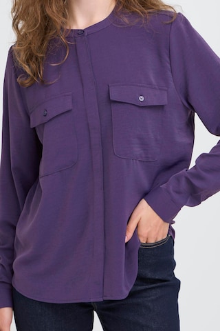 ICHI Bluse 'SOFFIE' in Blau