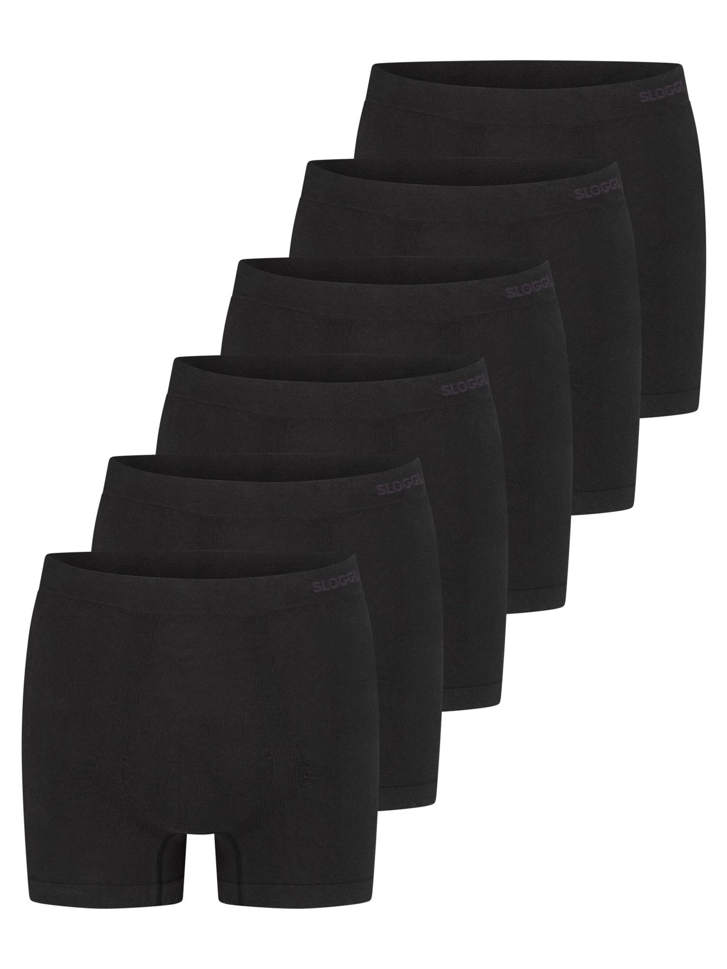 SLOGGI Boxershorts 'men GO Smooth' in de kleur Zwart, Productweergave