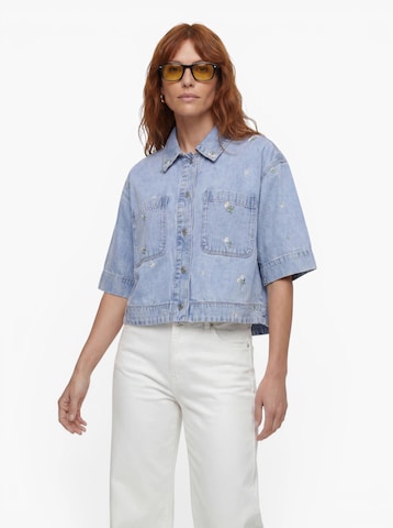 Camicia da donna 'ONLCleo' di ONLY in blu: frontale