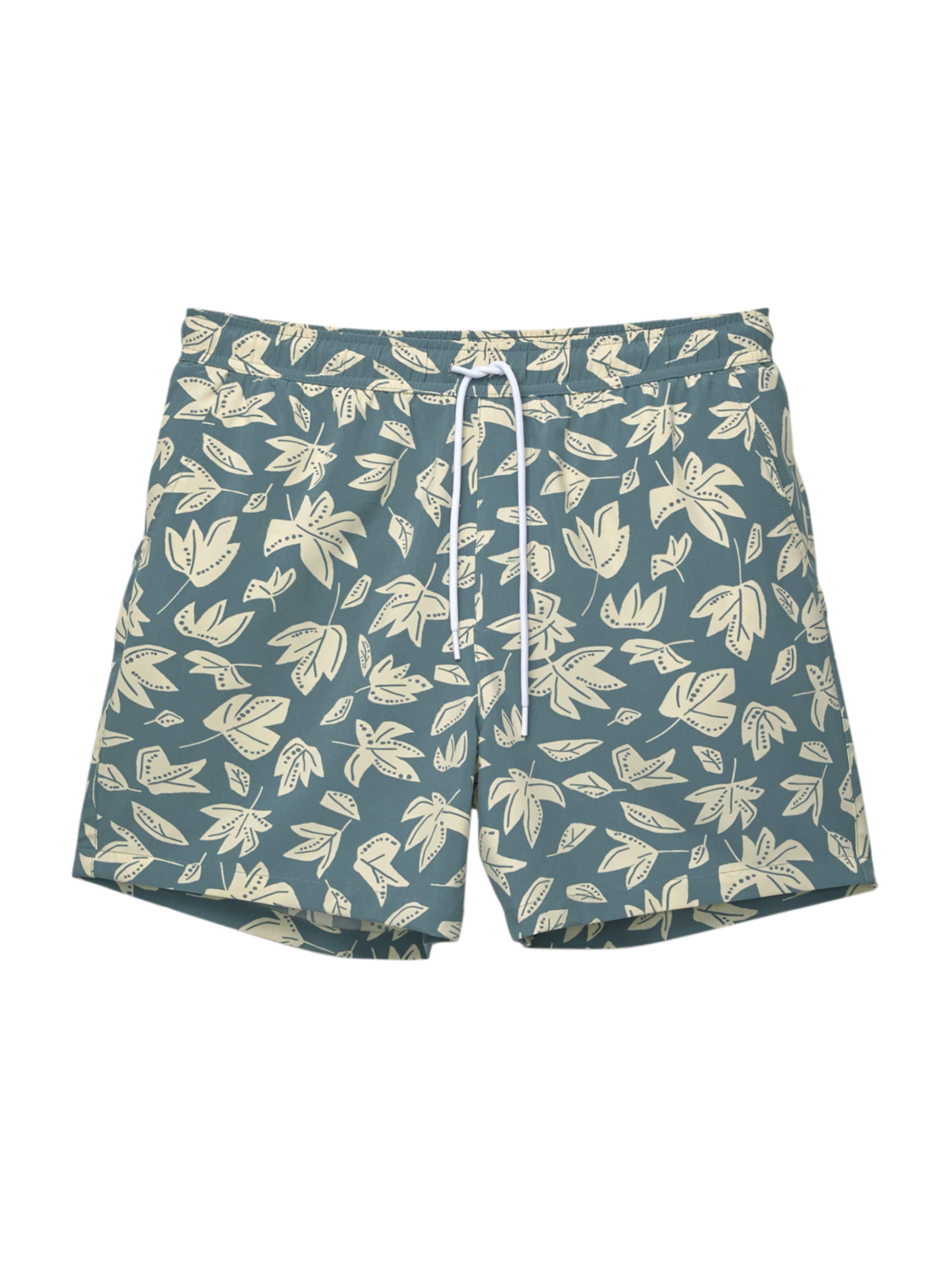 Pull&Bear Plavecké šortky - žltohnedá / nefritová, Produkt