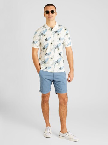 JACK & JONES regular Lærredsbukser 'MARCO SUMMER' i blå