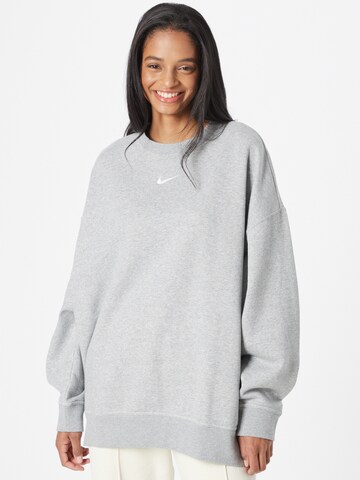 Nike Sportswear Sweatshirt in Grey: front