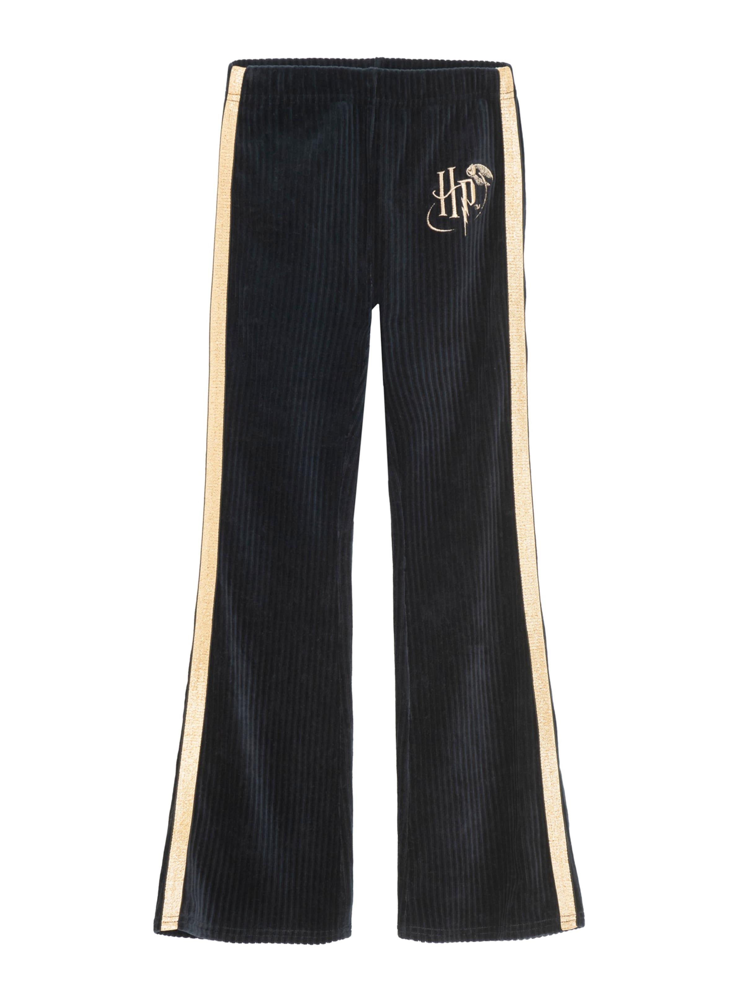 Cool Club - Pierna ancha Pantalón en negro: frente