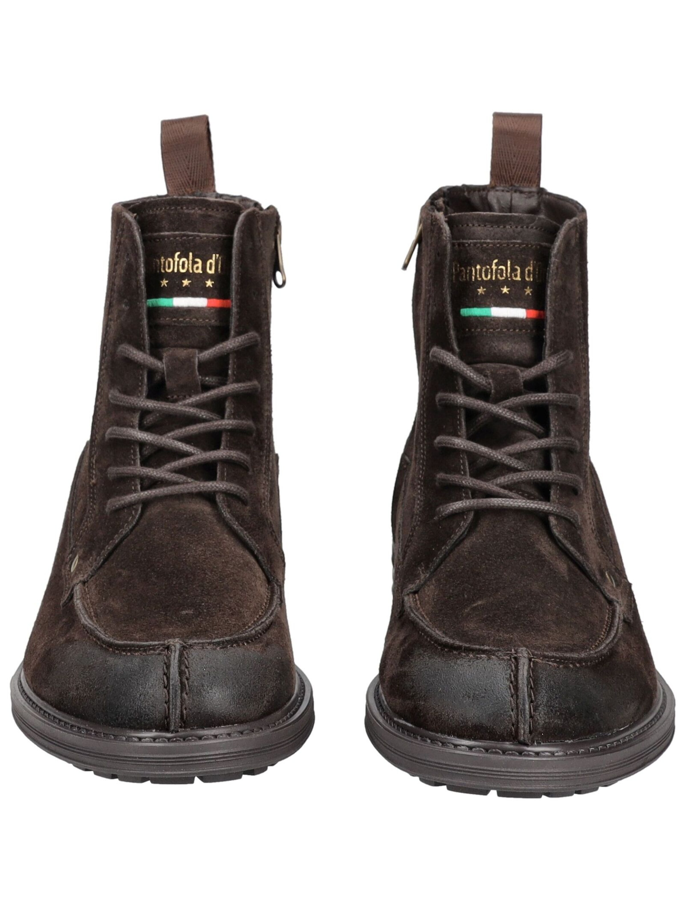 Bottes à lacets PANTOFOLA D'ORO en marron