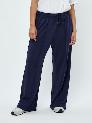 Loosefit Pantalon 'Dicette' Peppercorn en bleu : devant