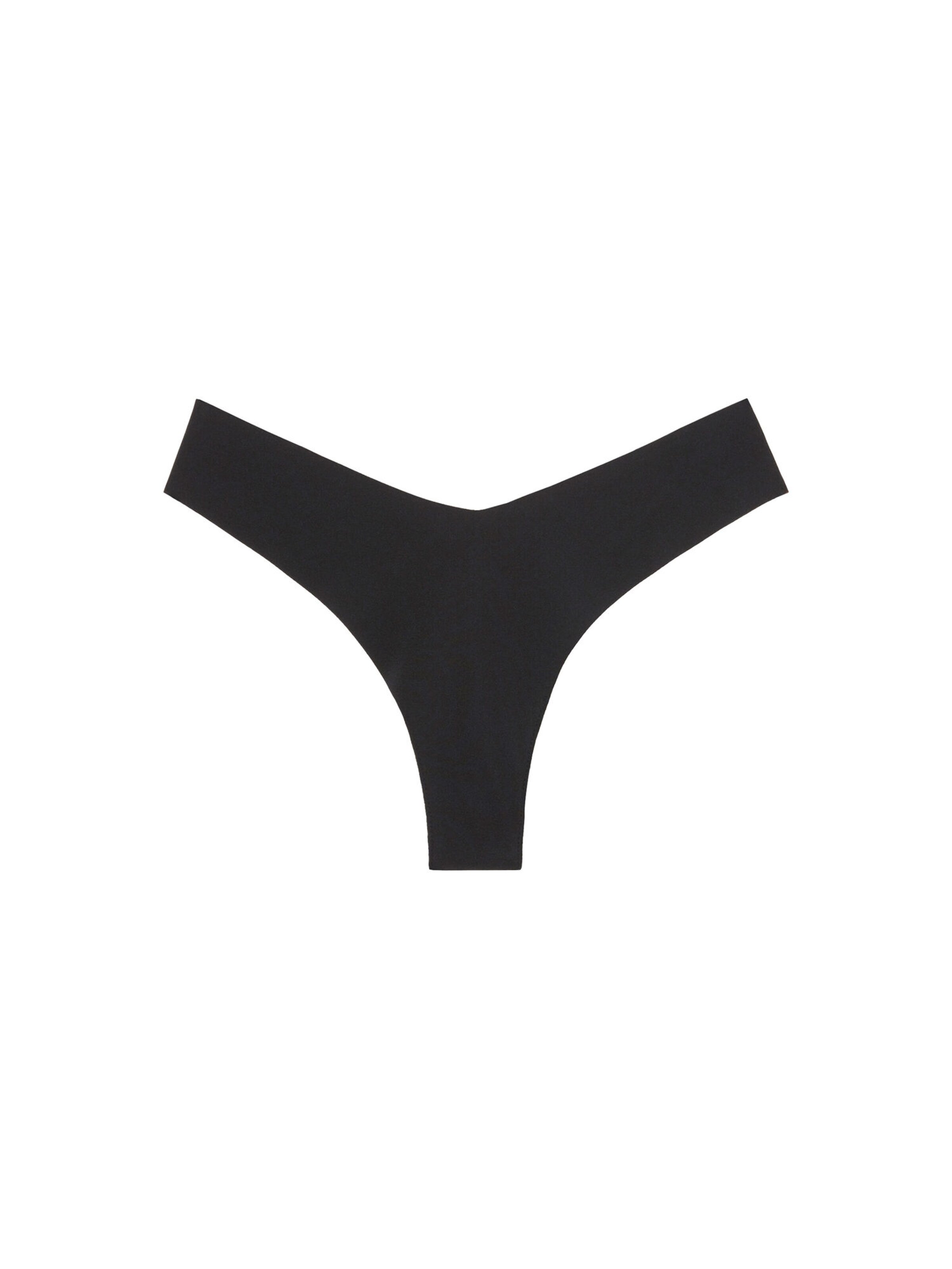 Tezenis Thong in Black: front