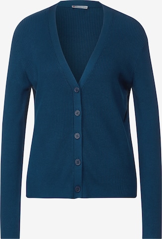 Cardigan STREET ONE en bleu : devant