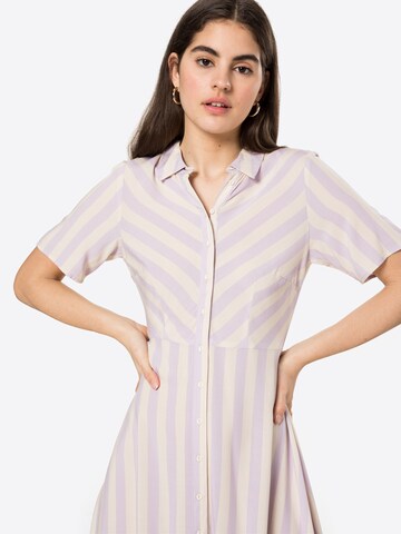 Y.A.S Shirt dress 'SAVANNA' in Beige