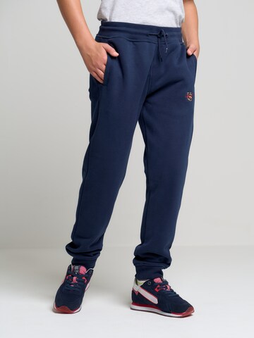 BIG STAR Tapered Broek 'Erben' in Blauw