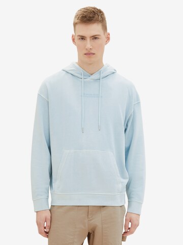 TOM TAILOR DENIM Sweatshirt in Blue: front