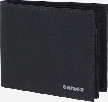 OXMOX Portemonnaie 'New Cryptan' in Schwarz: Vorderseite