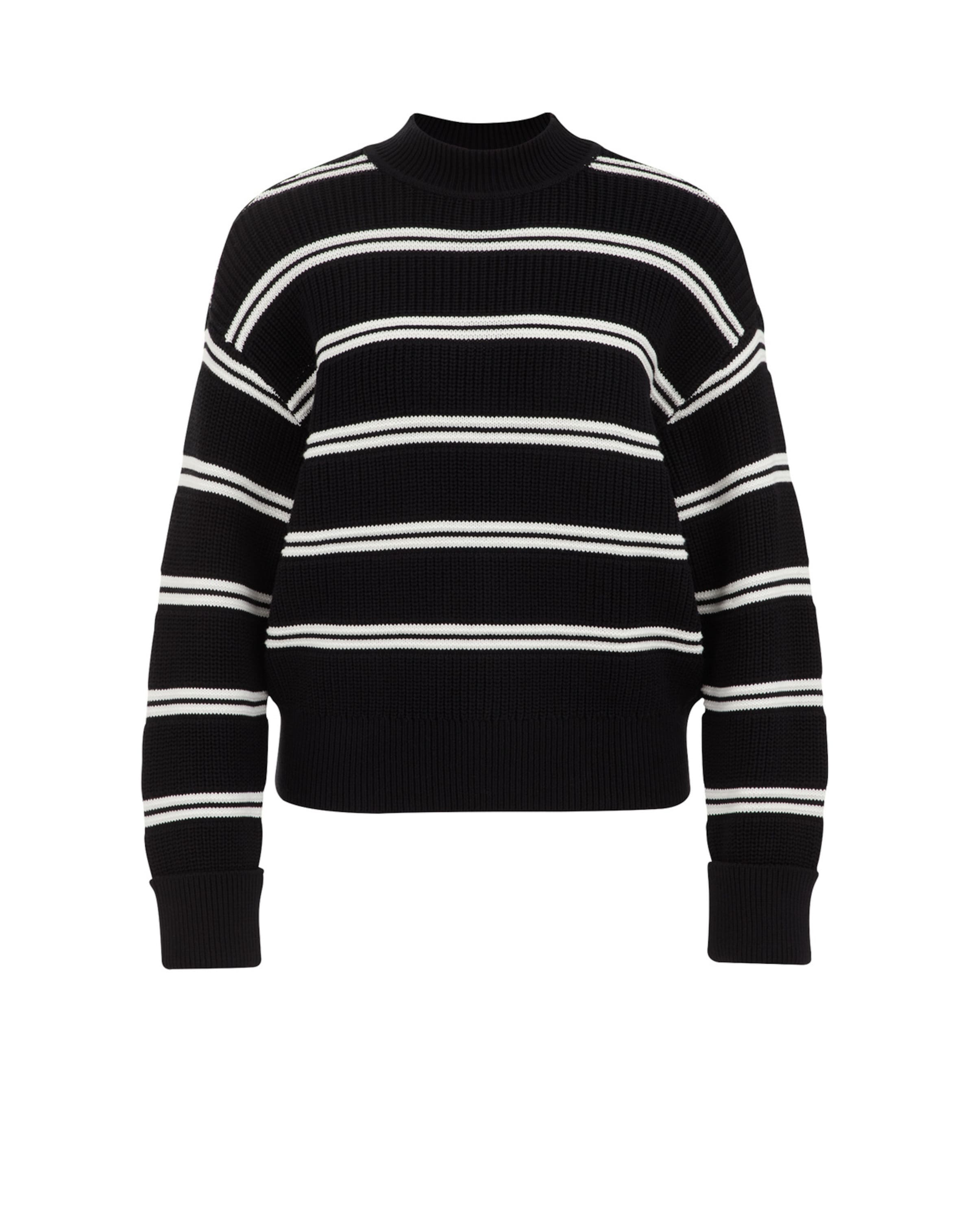 WE Fashion Sweater in Black: front