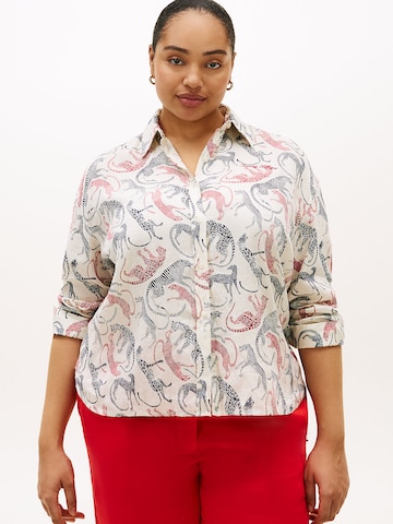 Chemisier 'Ess' Tommy Hilfiger Curve en rouge : devant