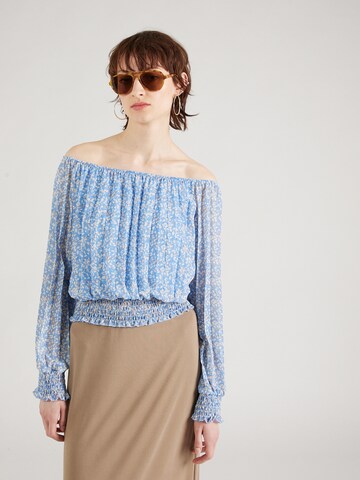 ZABAIONE Blouse 'Ka44yal' in Blauw: voorkant