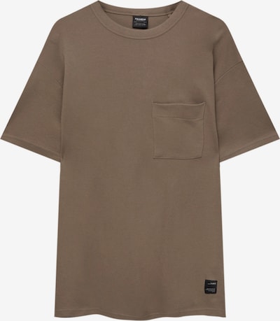 Pull&Bear Shirt in de kleur Sepia / Zwart / Wit, Productweergave