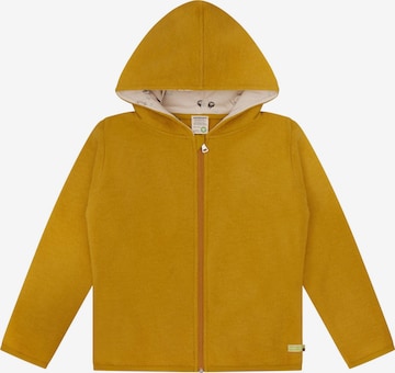 loud + proud Fleece Jacket in Yellow: front
