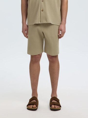 SELECTED Regular Pants 'SLMSimon' in Green: front