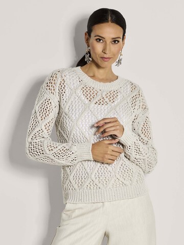 Pull-over MADELEINE en blanc : devant