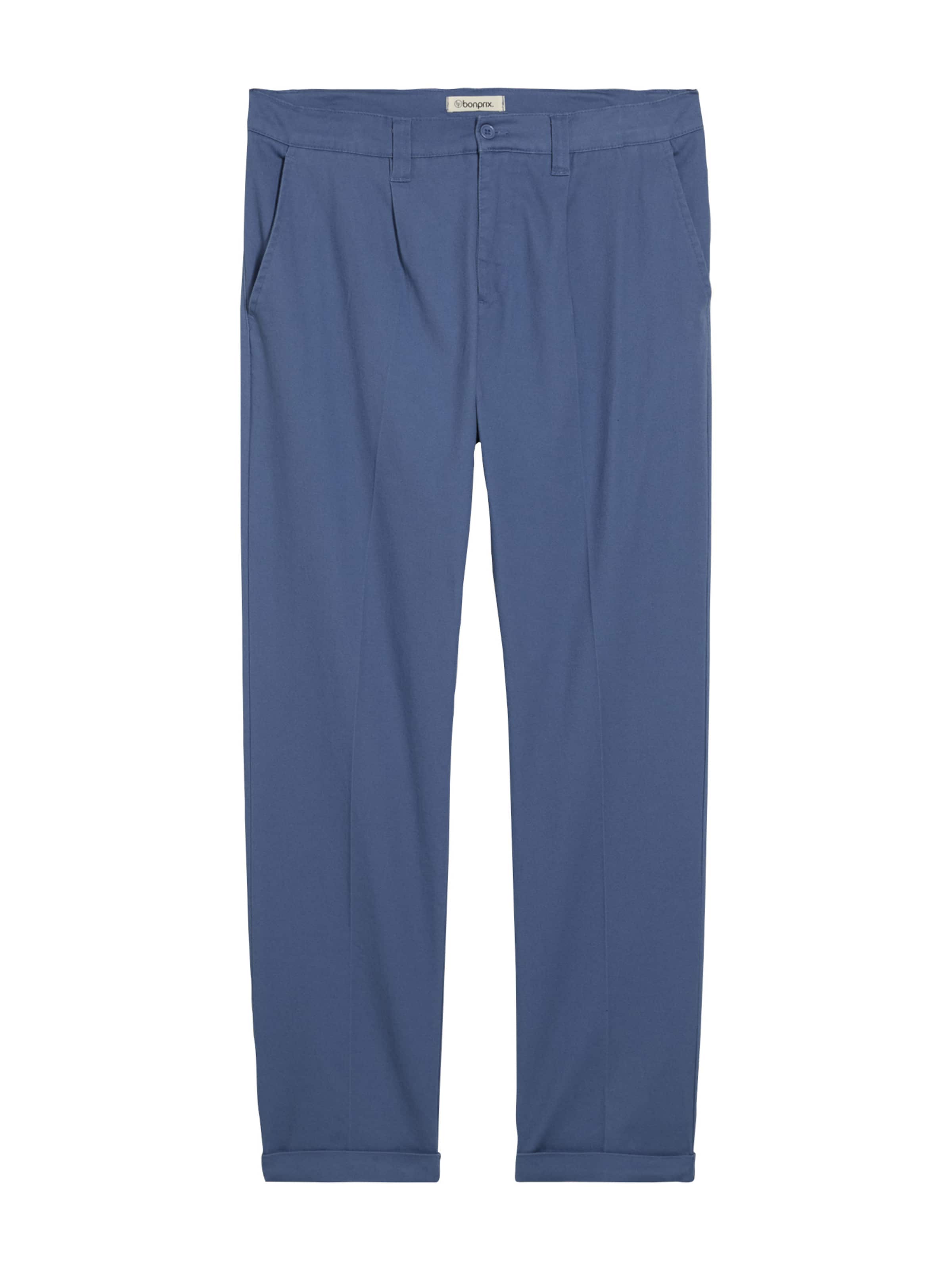 Regular Pantalon à pince bonprix en bleu : devant