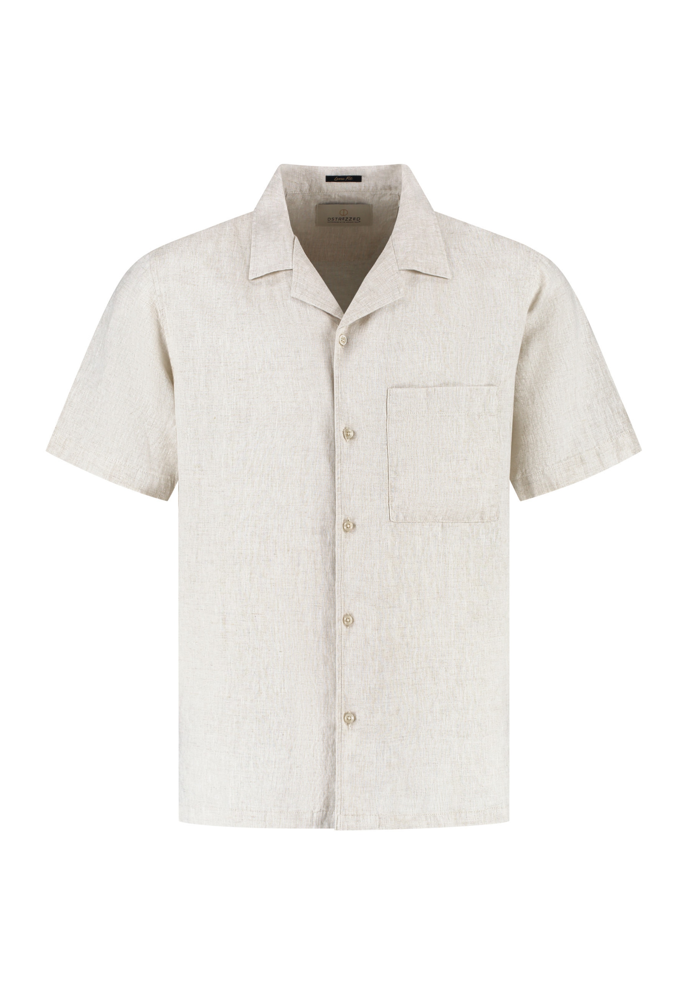 Camicia 'Hero Resort' di Dstrezzed in beige: frontale
