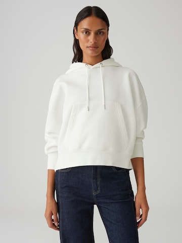 OPUS - Sudadera 'Grover' en blanco: frente