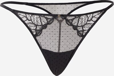 Women' Secret String en noir, Vue avec produit