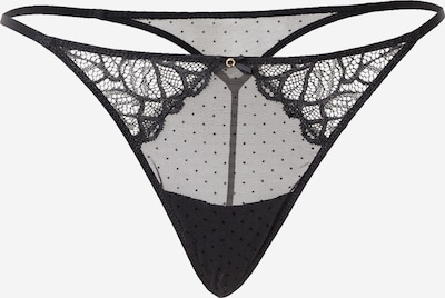 Women' Secret String en noir, Vue avec produit