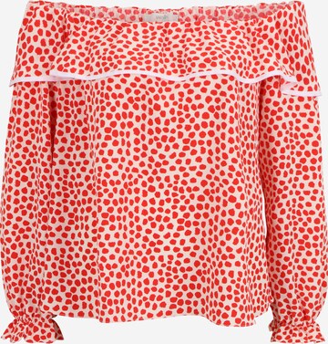 Camicia da donna di Wallis Petite in rosso: frontale