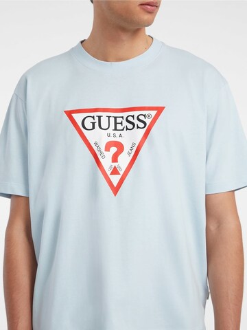 GUESS T-Shirt in Blau