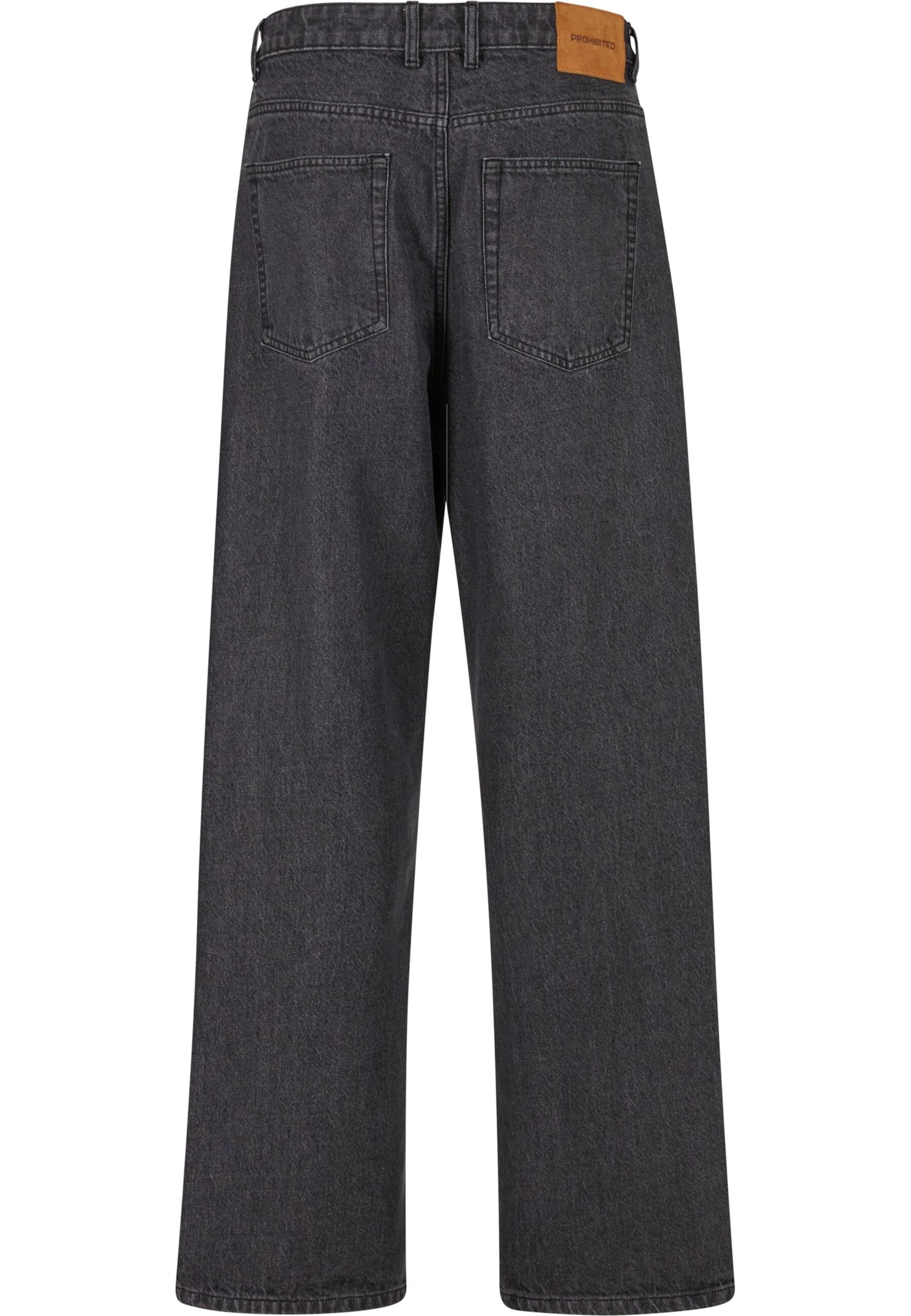 Prohibited Avar lõige Teksapüksid 'Hackney', värv must