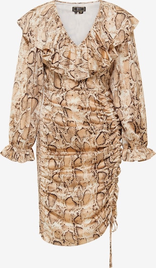 faina Kleid in braun / hellbraun, Produktansicht