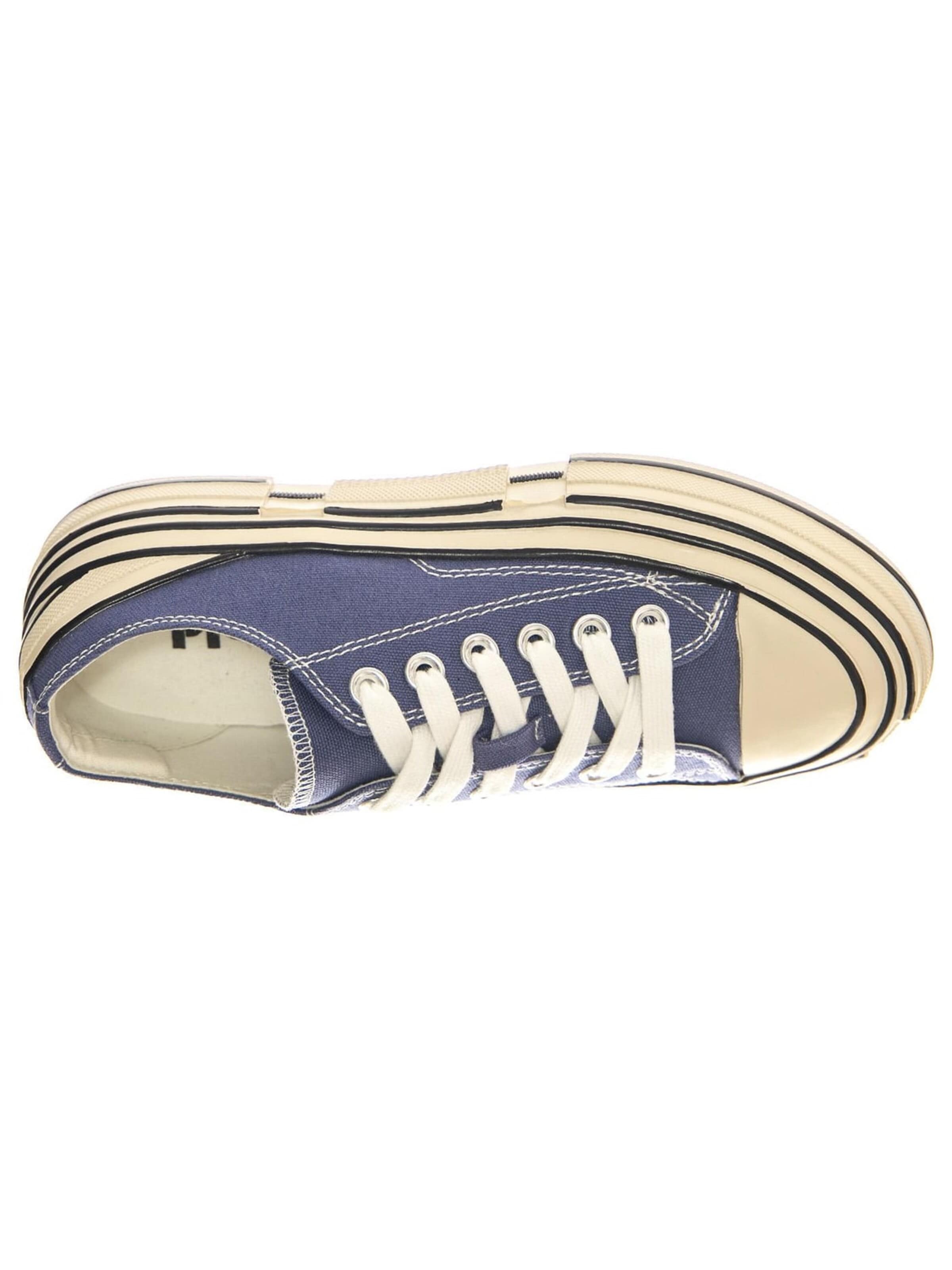 Jeffrey Campbell Sneaker low 'Endorphin Navy Canvas' i blå