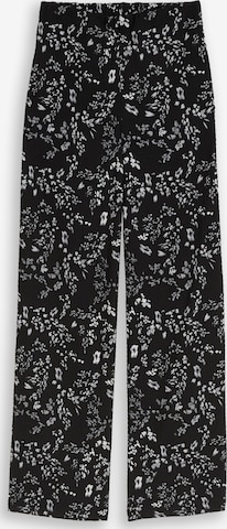 Wide Leg Pantalon TOM TAILOR DENIM en noir : devant