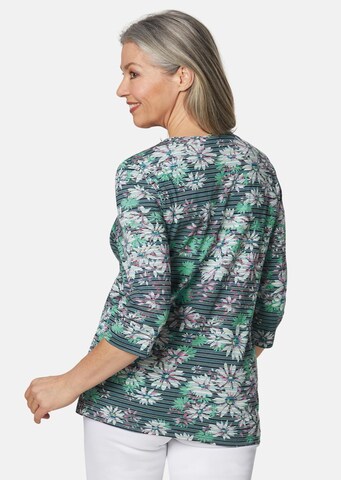 Goldner Sweatjacke in Grün
