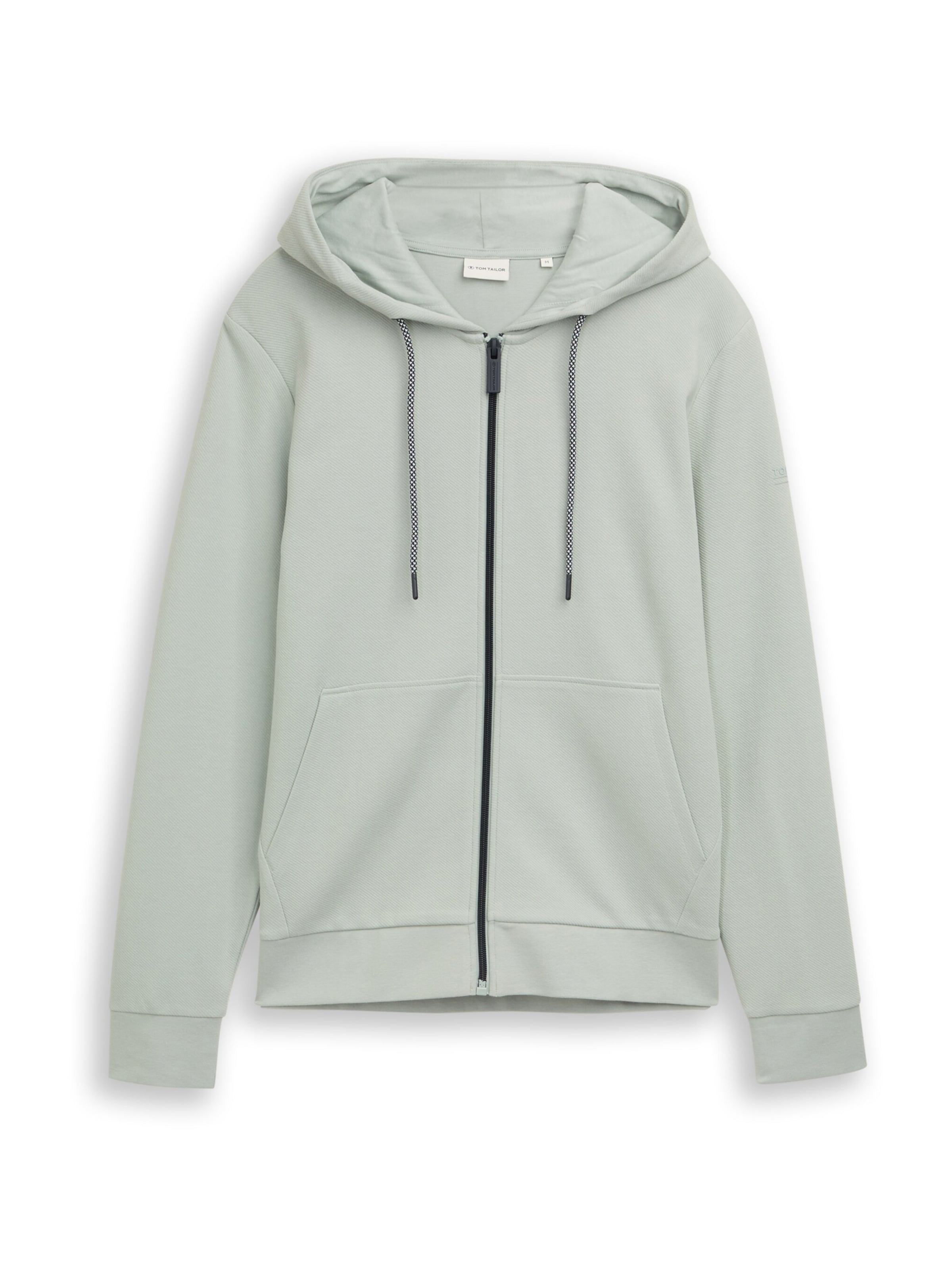 TOM TAILOR Jopa na zadrgo | siva barva: sprednja stran