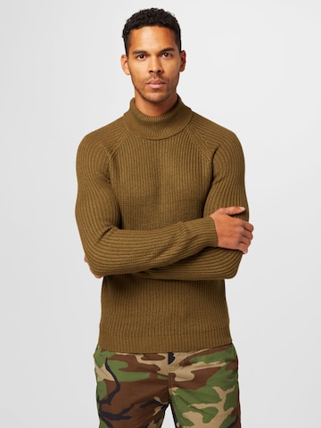 BURTON MENSWEAR LONDON Sweater in Green: front