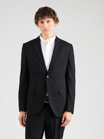 SELECTED HOMME Slim fit Business-colbert 'SLHLIAM' in Zwart: voorkant