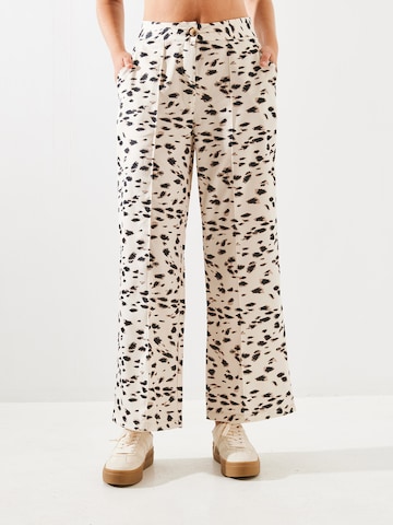 Bianco Lucci Laiad sääred Viikidega püksid, värv beež: eest vaates