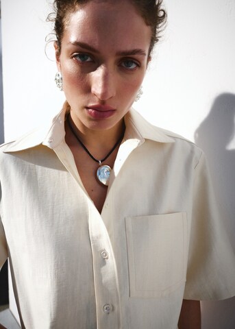 MANGO Bluse 'Beta' in Beige