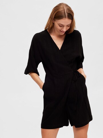 SELECTED FEMME Jumpsuit 'VITA-MALVINA' in Zwart