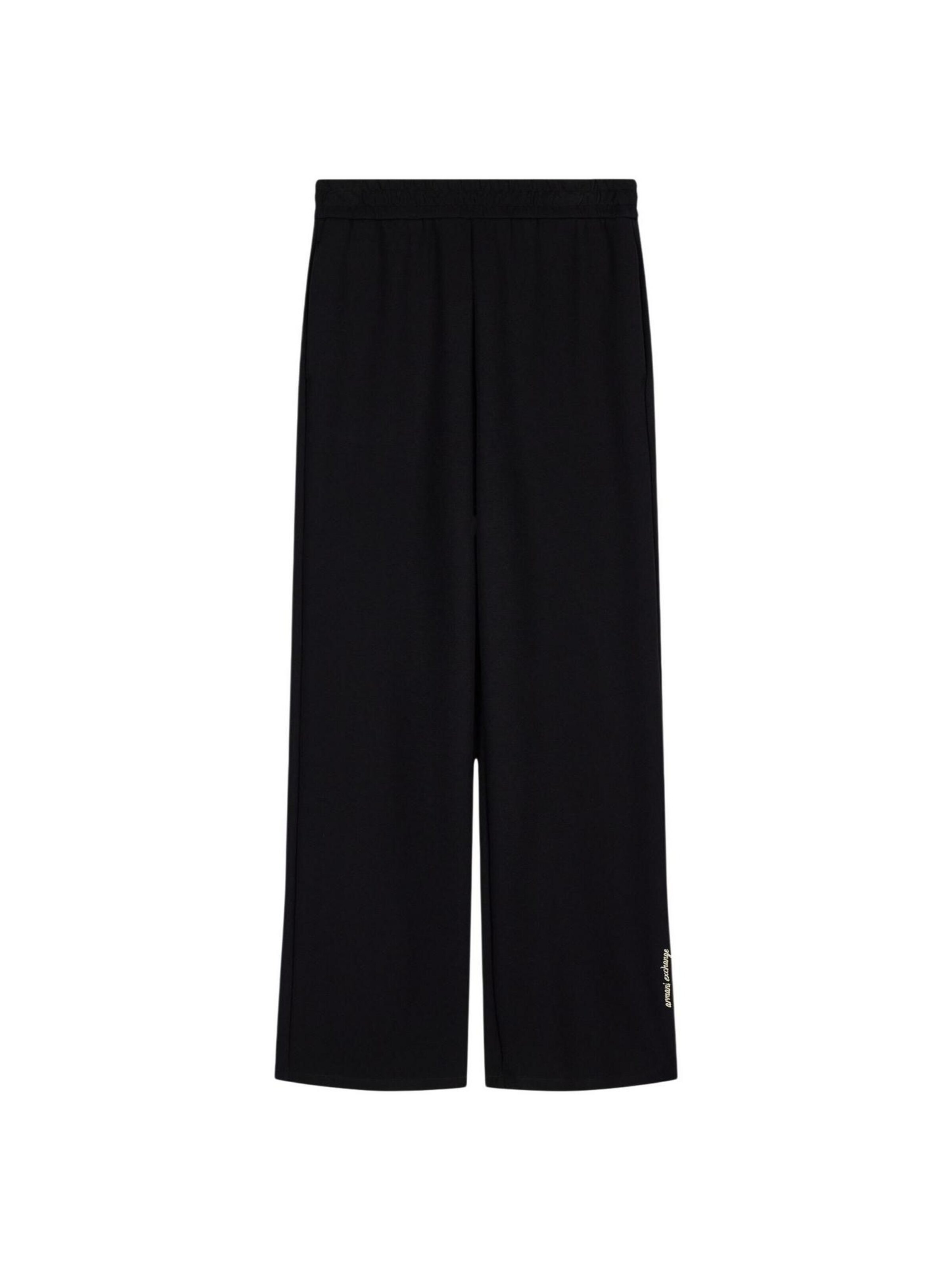 ARMANI EXCHANGE Wide leg Trousers 'XW002854 AF16111' in Black: front